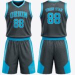 Orion Constellation Charcoal-Cyan Basketball Kit