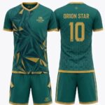 Orion Striker Teal-Gold Soccer Kit