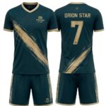 Orion Striker Deep-Teal & Gold Soccer Kit