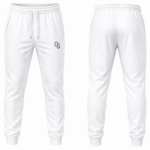 Orion Star Pure White Athletic Jogger Pants