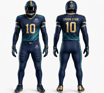 Orion Star Navy-Teal American Football Uniform
