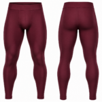 Orion Star Maroon Red Men's Compression Tights