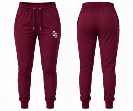 Orion Star Maroon Athletic Jogger Pants