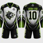 Orion Star Alpha Wolf Lime-Stealth Ice Hockey Set