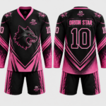 Orion Star Alpha Wolf Magenta-Stealth Ice Hockey Set
