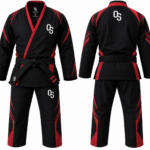 Orion Star Black & Red Sublimated Taekwondo Uniform