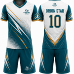 Orion Star Teal, Gold & White Volleyball Ki