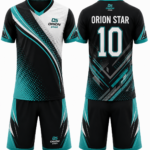 Orion Star Black, Teal & White Volleyball Kit