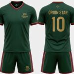 Orion Star Forest Green, Maroon & Gold Rugby Kit