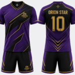Orion Star Purple, Black & Gold Rugby Kit