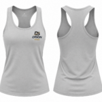 Orion Star Light Grey Athletic Racerback Tank Top