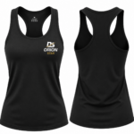 Orion Star Stealth Black Athletic Racerback Tank Top