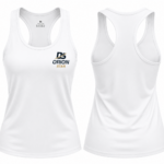 Orion Star Pure White Athletic Racerback Tank Top