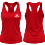 Orion Star Crimson Red Athletic Racerback Tank Top