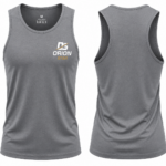 Orion Star Charcoal Grey Athletic Tank Top