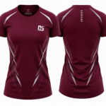 Orion Star Maroon Women's Graphic Athletic T-Shirt