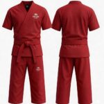 Orion Star Crimson Red Short-Sleeve Martial Arts Gi